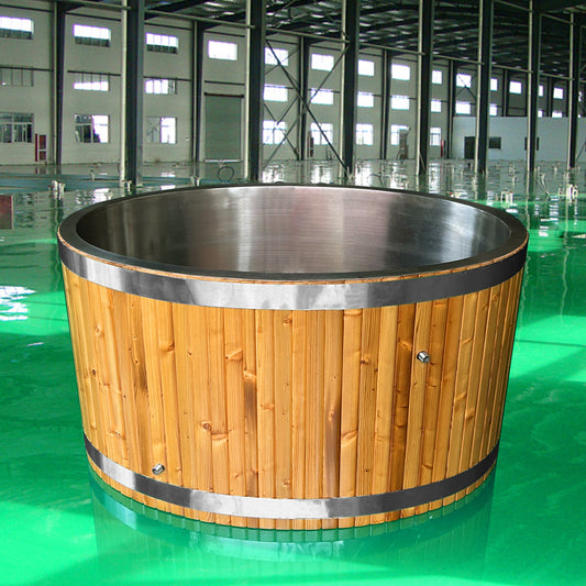 Wooden tub from China TUB ICE BATHS Brand Is Used for Sports Coldtherapy Rehabilitation